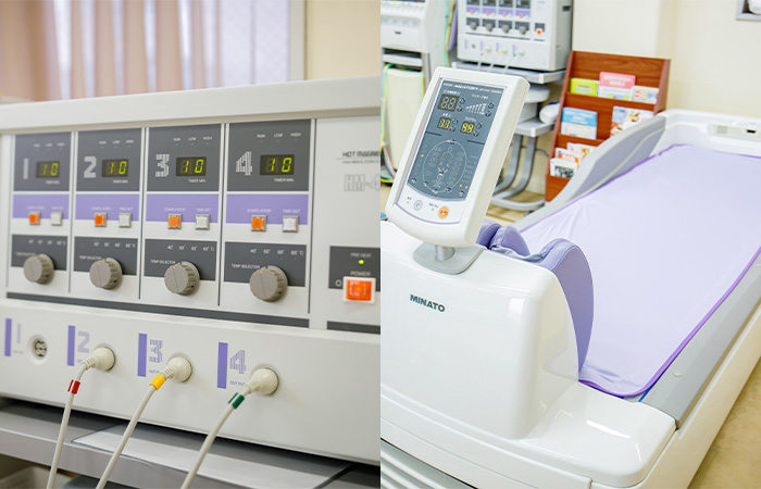 磁気加振式温熱治療器／ウォーターベッド型マッサージ器
